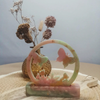 Vlinders in cirkel op smalle standaard 